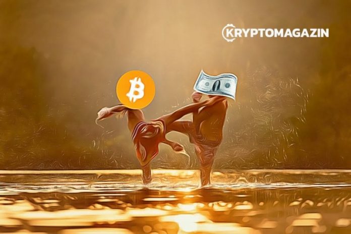 bitcoin souboj dolar