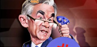 FED John Powell holding bitcoin bag USA senate hearing