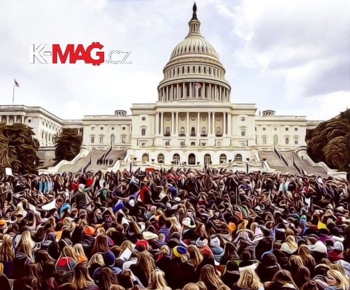 USA spojené státy protest USA