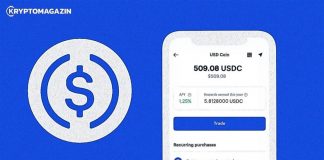 Coinbase USDC coin circle úroky ročně 1,25 %
