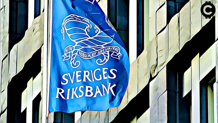 svedska centralna banka riksbank e-krona
