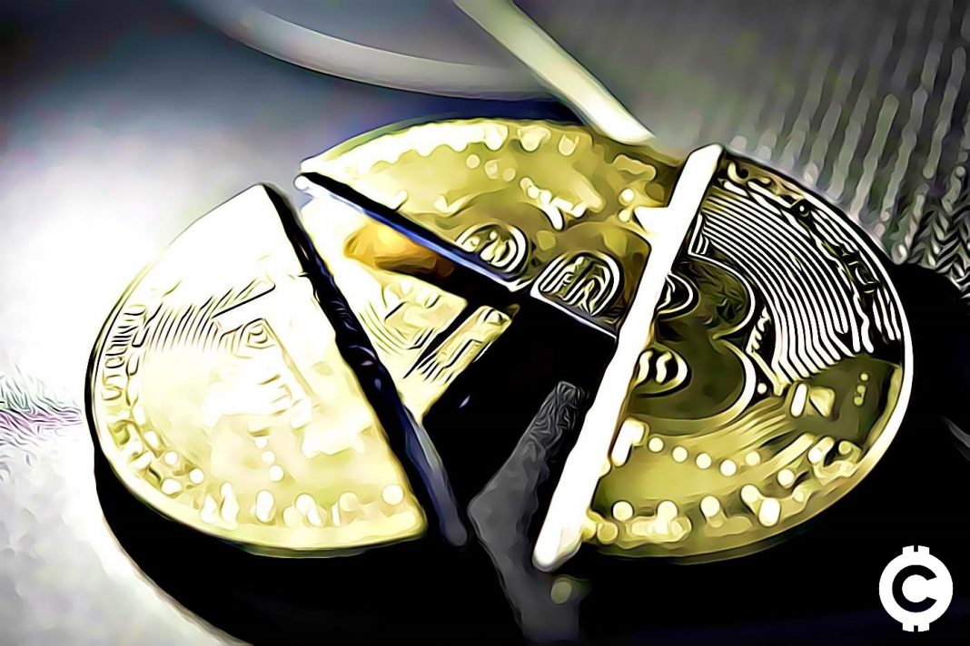 When will bitcoin half coinbase security token