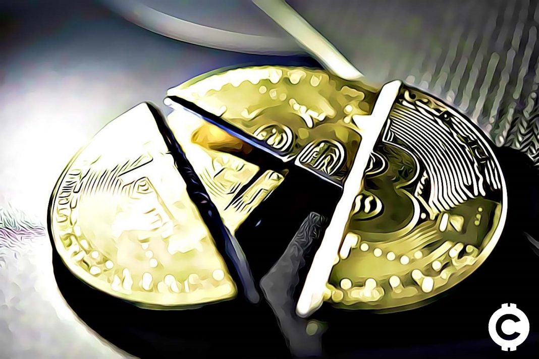 When will bitcoin half coinbase security token