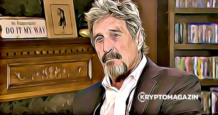 McAfee nazval Bitcoin bezcenným! Nově si oblíbil a opěvuje tyto tři kryptoměny